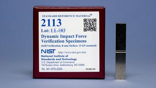 SRM 2113 - 動態沖擊力驗證樣本(自驗證，8毫米前鋒；33 kN標稱)