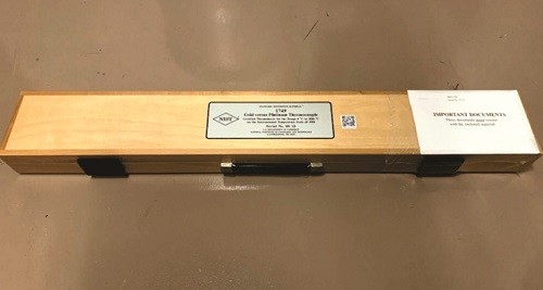 SRM 1749 - 金對(duì)鉑熱電偶認(rèn)證溫度計(jì)標(biāo)準(zhǔn)品