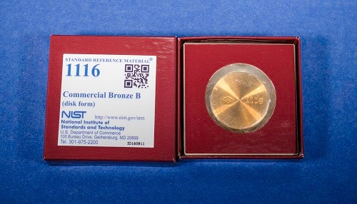 SRM 1116 - 光學(xué)發(fā)射和X射線(xiàn)光譜分析的商業(yè)青銅標(biāo)準(zhǔn)標(biāo)準(zhǔn)品