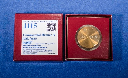 SRM 1115 - 光學(xué)發(fā)射和X射線(xiàn)光譜分析的商業(yè)青銅標(biāo)準(zhǔn)品