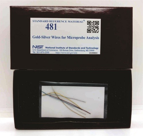 SRM 481 - 微探針分析用金銀絲標準品